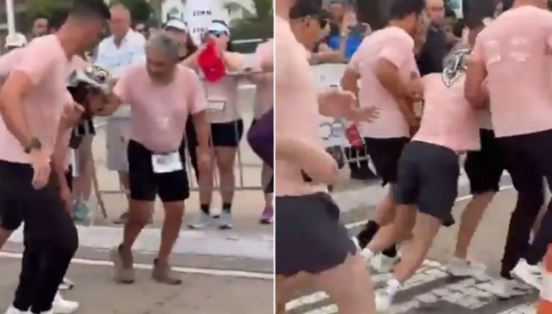 Bell Marques passa mal durante corrida e é socorrido por participantes