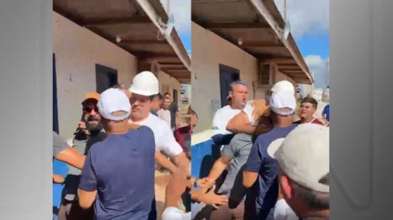 Prefeito de Macapá aplica ‘mata-leão’ em cinegrafista