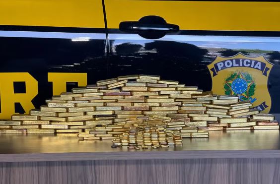 PRF faz maior apreensão de ouro da história em rodovia de Roraima