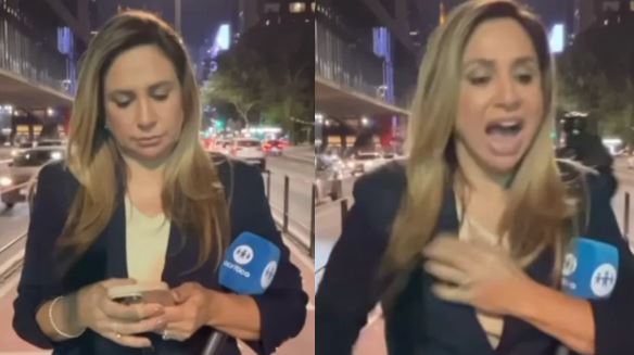 Repórter sofre tentativa de assalto antes de entrada ao vivo na Paulista