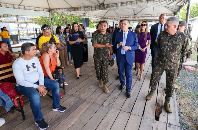 Barroso visita ‘Operação Acolhida’, que auxilia venezuelanos que chegam ao Brasil