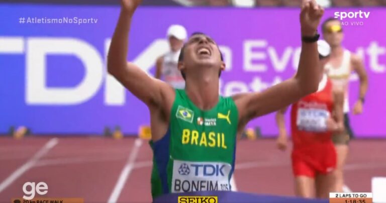 Caio Bonfim brilha em Tóquio e é ouro nos 20 km da marcha atlética