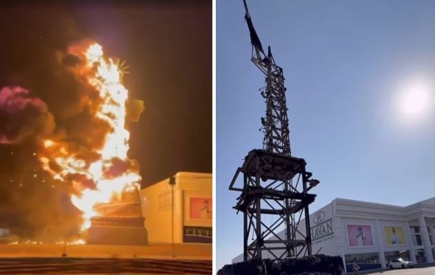 Luciano Hang denuncia incêndio criminoso em estátua da Havan de Petrolina (PE)