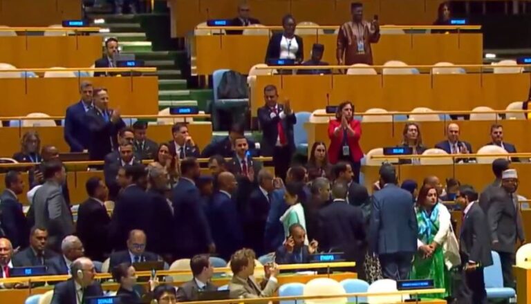 Brasil abandona plenária da ONU durante discurso de Israel