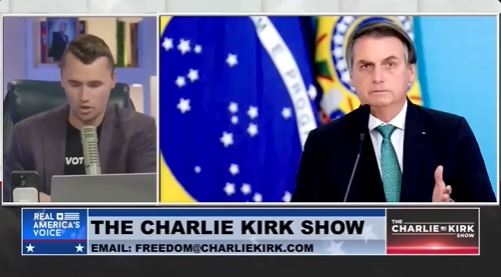 Veja o que disse Charlie Kirk sobre o julgamento de Bolsonaro no STF