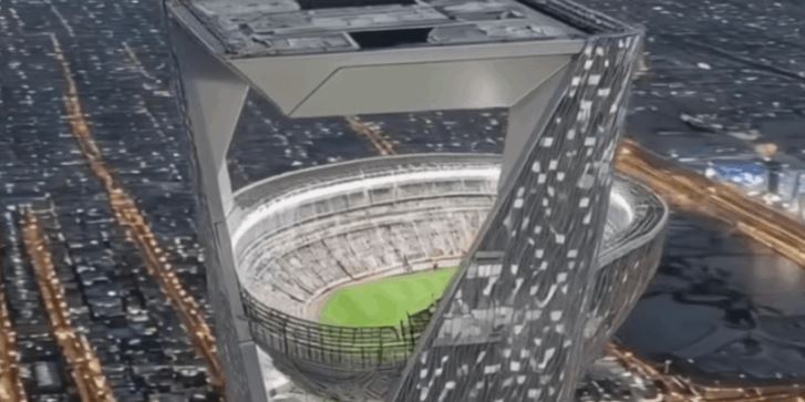 O estádio insano que a Arábia Saudita vai construir para a Copa de 2034