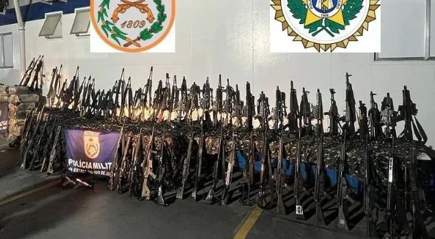 Os valores absurdos dos armamentos apreendidos na operação do Rio