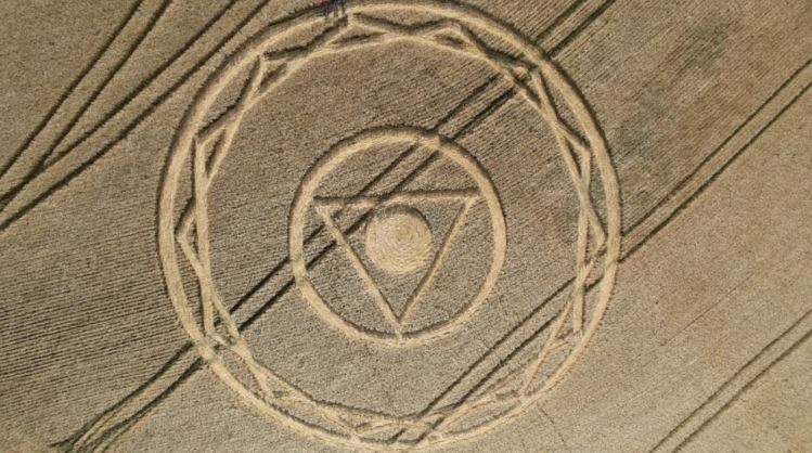 Agroglifo misterioso aparece em plantação de cidade no Sul do Brasil