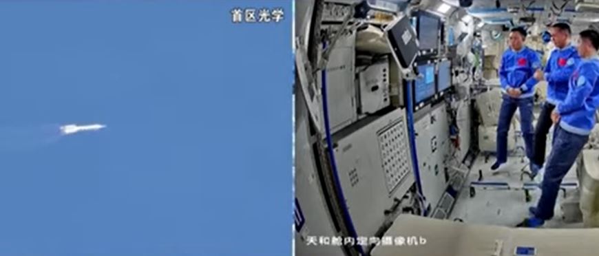 China envia foguete para resgatar astronautas presos no espaço; assista