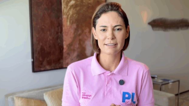Assista ao pronunciamento de Michelle sobre prisão de Bolsonaro