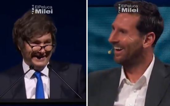 O trocadilho de Milei que fez Messi cair na risada