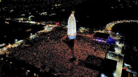 Maior estátua de Nossa Senhora de Fátima do mundo é inaugurada no Crato (CE)