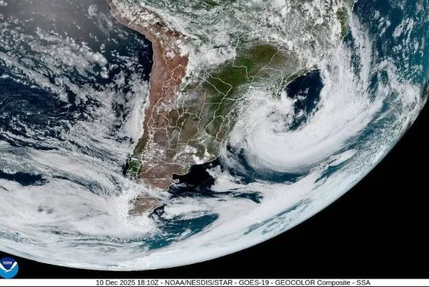Veja quais Estados serão atingidos pelo 1º ciclone extratropical no Brasil em 2026