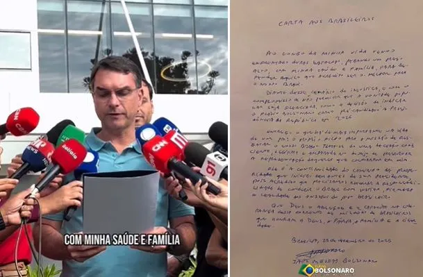 Cirurgia de Bolsonaro tem início; Flávio lê carta divulgada pelo ex-presidente