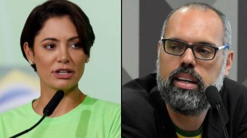 Michelle Bolsonaro se manifesta após fortes críticas de Allan dos Santos