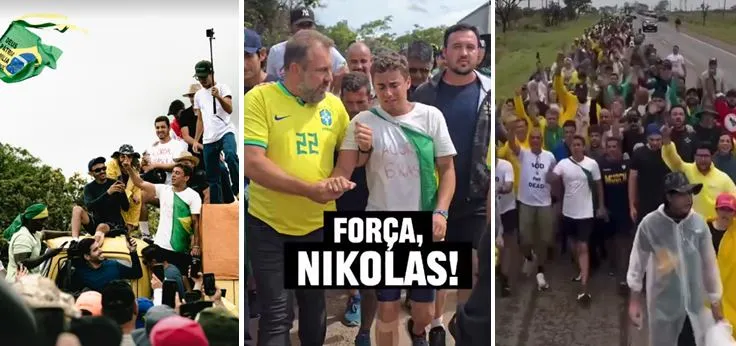 Caminhada pela Liberdade termina o 4º dia com chuva, desgaste físico e apoio popular