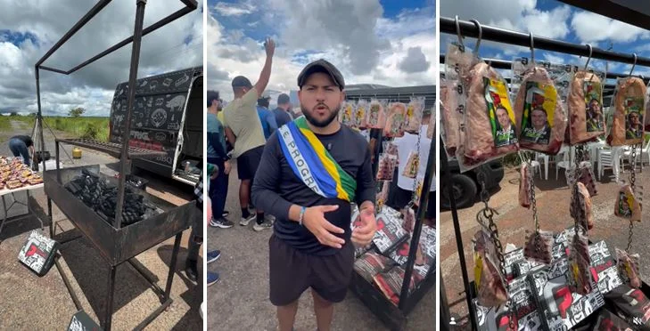 Frigorífico Goiás oferece churrasco a participantes da caminhada pela Liberdade