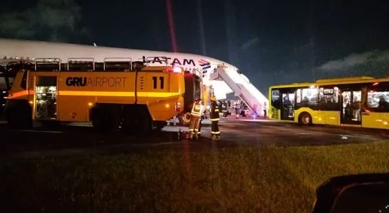 Avião aborta decolagem a mais de 300 km/h em SP após alerta no painel