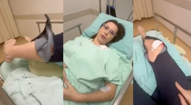 Carol De Toni anuncia cirurgia após fraturar o joelho em acidente em sítio