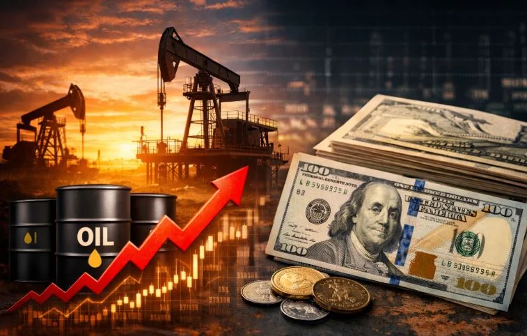 Dólar e Petróleo disparam após conflito no Oriente Médio