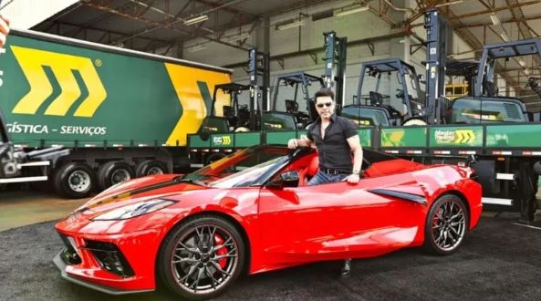 Zezé Di Camargo exibe Corvette raro de R$ 1,5 milhão e impressiona nas redes