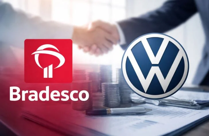 Bradesco e Volkswagen viram sócios em negócio de mobilidades