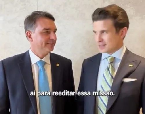Flávio e André Marinho anunciam reaproximação; Assista