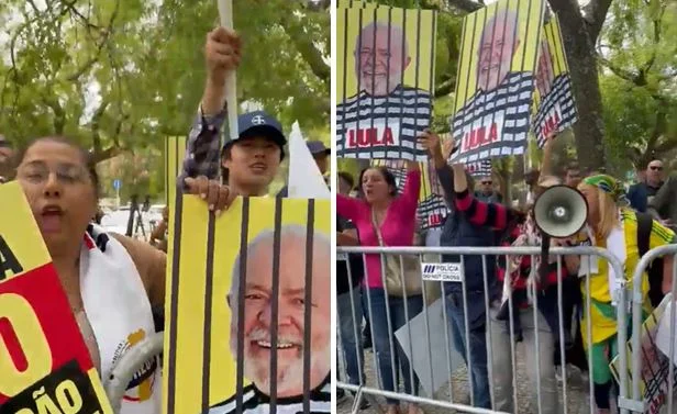 Brasileiros já se reúnem em Lisboa para protesto contra Lula em Portugal
