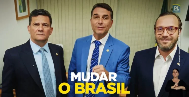PL lança campanha no Paraná com Moro, Flávio Bolsonaro e aliados