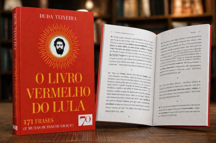 ‘O livro vermelho do Lula’: obra resgata frases ‘curiosas’ de Lula ao longo da carreira