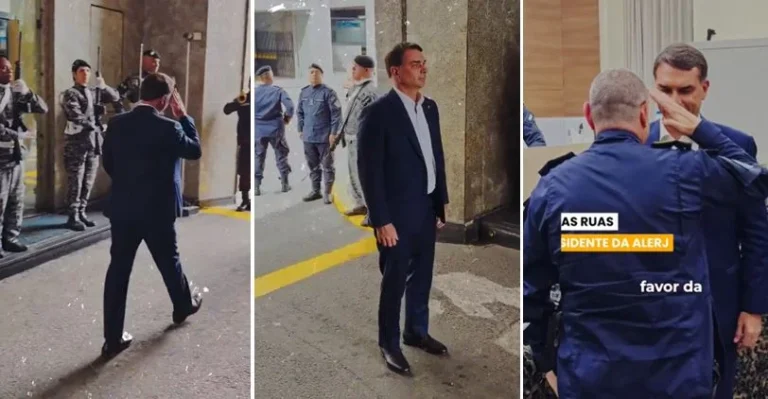 Polêmica para trás: Flávio entrega equipamentos de segurança no RJ