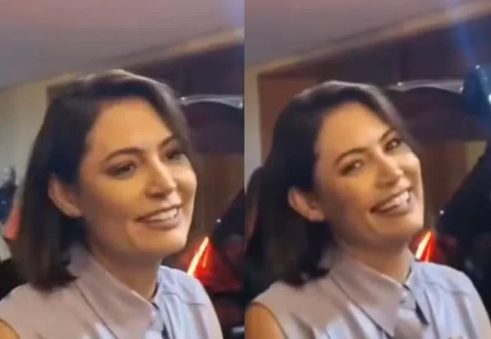 Michelle é questionada sobre áudio de Flávio; Veja reposta