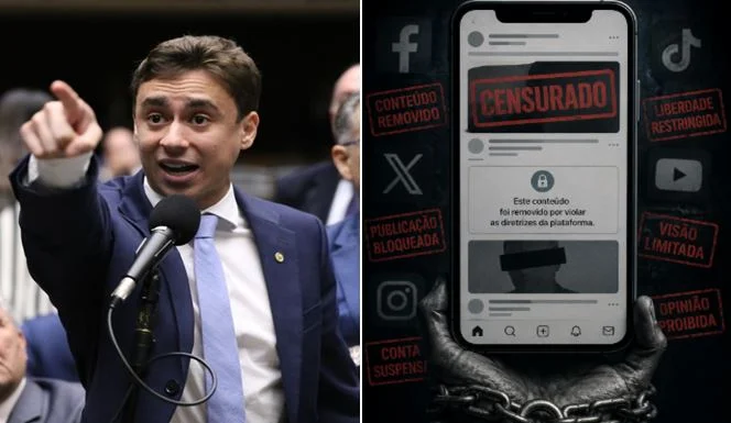 Nikolas Ferreira tenta barrar decreto de Lula sobre redes sociais