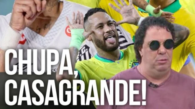 PCO debocha de Casagrande após convocação de Neymar: ‘chupa!’