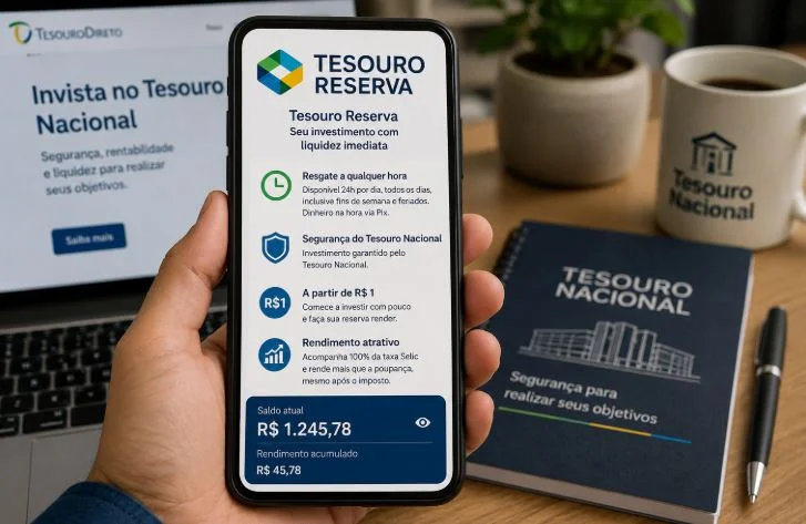 Tesouro Reserva: como é quanto rende a nova “poupança 24 horas”