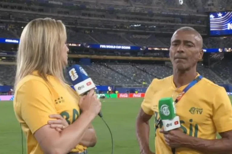 Romário se manifesta após polêmica com Fernanda Gentil