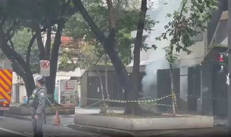 Incêndio atinge prédio do Consulado da Itália em São Paulo