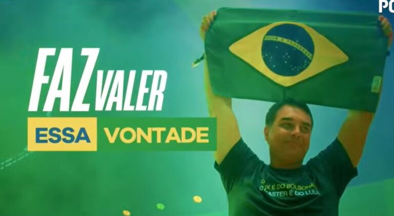 PL lança primeiro jingle de campanha de Flávio Bolsonaro: ‘vem com fé’