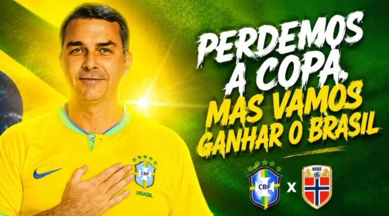 Flávio associa mais uma eliminação do Brasil na Copa a Lula na presidência