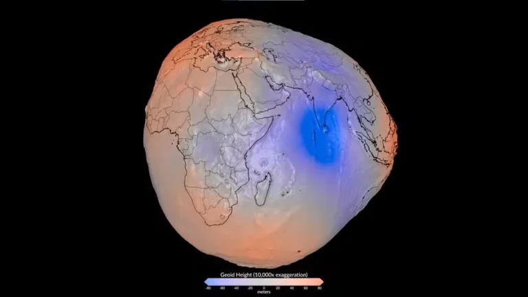 Nasa revela mapa 3D da gravidade da Terra e mostra por que o planeta não é “uniforme”