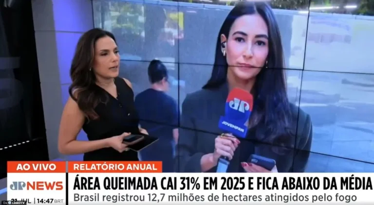 Apresentadora da Jovem Pan chora e deixa programa ao vivo