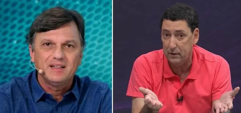 Mauro Cezar e PVC batem boca ao vivo