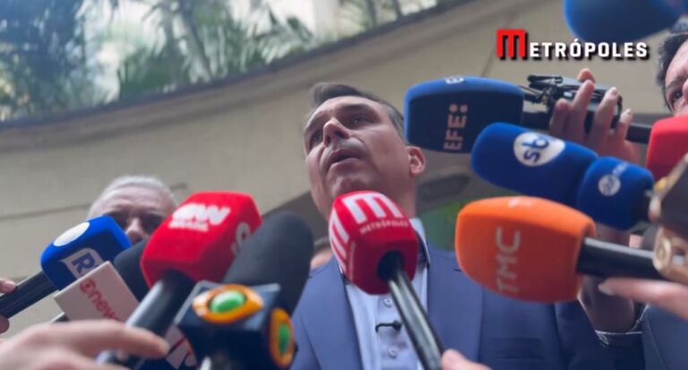 Flávio se reúne com ministro de El Salvador e mira modelo de segurança para seu governo