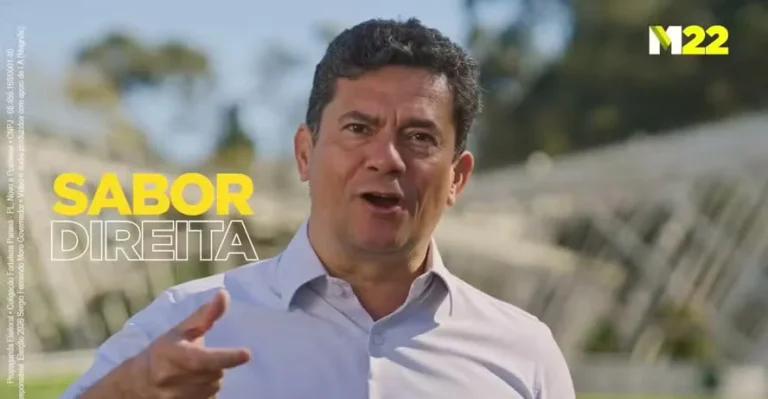 Paraná: Sergio Moro cita força de Bolsonaro e pede votos a Flávio