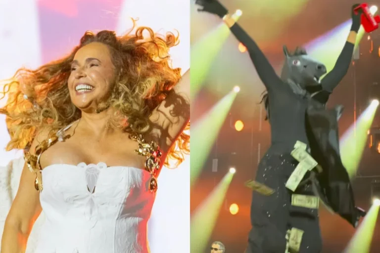Daniela Mercury faz protesto contra Bolsonaro com fantasia de ‘Dark Horse’