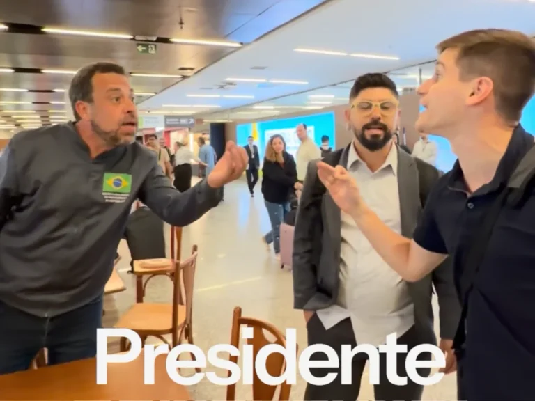 Boulos e Pavanatto batem boca em aeroporto